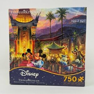 Ceaco Thomas Kinkade Disney Mickey and Minnie Hollywood 750-piece Jigsaw Puzzle